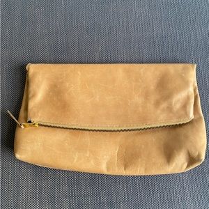 Nisolo Lima Clutch in Almond (discontinued)